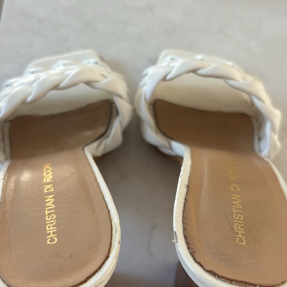 One band woven heel sandal slide - Picture 7 of 9